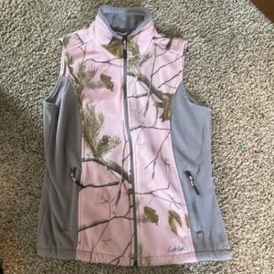 Pink camo vest